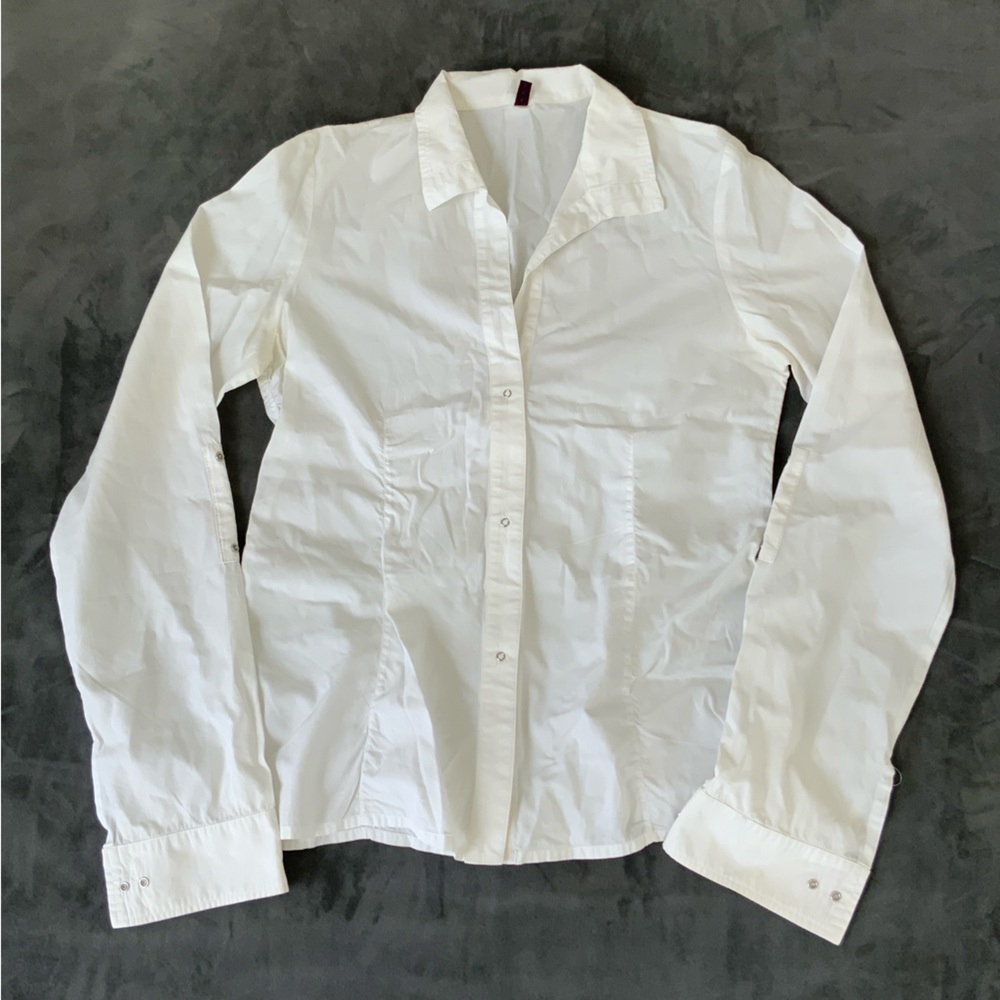 Women’s White Button-Up Jacket